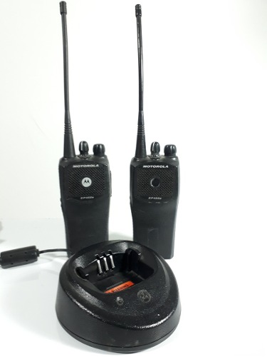 Dos Radios Motorola Ep-450 Uhf Y Cargador