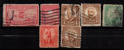 Estampillas Eeuu 1926-30 Usadas
