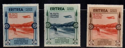 Estampillas Italia-eritrea 1934. Nuevas