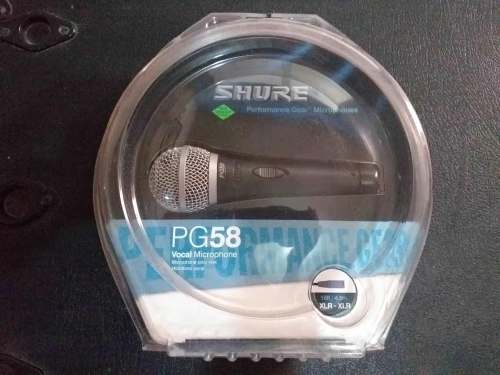 Micrófonos Profesionales Marca Shure. Modelo Pg58. Nuevos