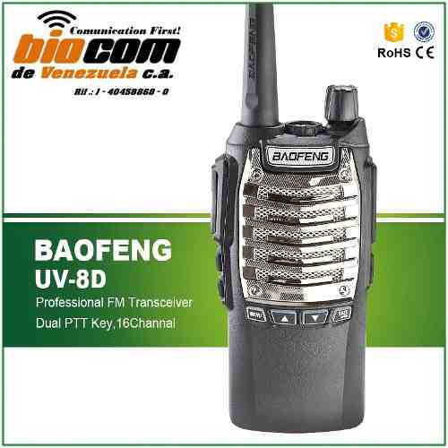 Radio Baofeng Uv8d Uhf mhz 8watt Batería mha