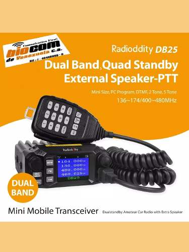 Radio Base Dual Band 25watt Vhf Uhf Baofeng
