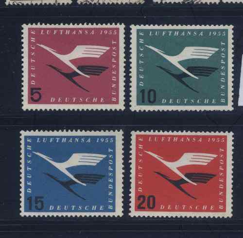 Serie Estampillas De Alemania 1955 Nuevas, Un Valor Detalle