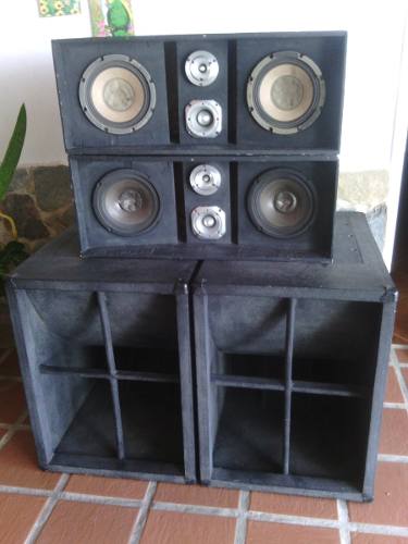 Sonido Profesional, Cajones Turbos Sound, Medio Y Amplificad