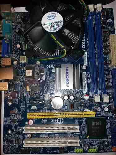 Tarjeta Madre Foxconn + Proces. Dual Core E + Fancooler