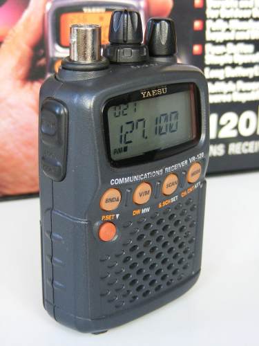 Yaesu Vr-120d Radio Receptor Escaner Hf-vhf-uhf Como Nuevo