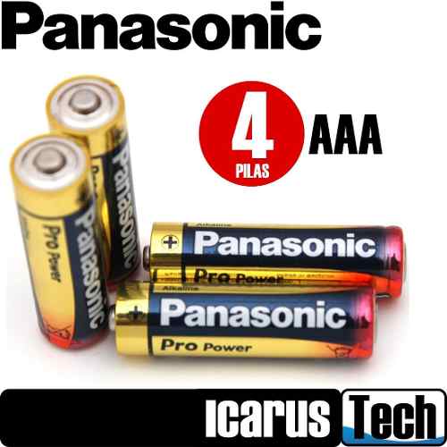 4 Pilas Bateria Alcalinas Alkalinas Aaa Panasonic Importada