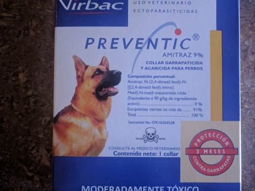 Collar Garrapatas Perros Preventic