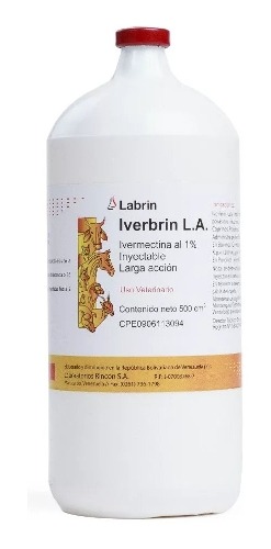 Ivermetina Desparasitante Interno Y Externo Iverbrin 500 Ml