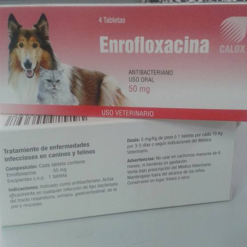 Libros Enrofloxacina 50mg Perros Y Gatos