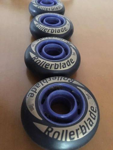 Ruedas Para Patines Rollerblade De Goma