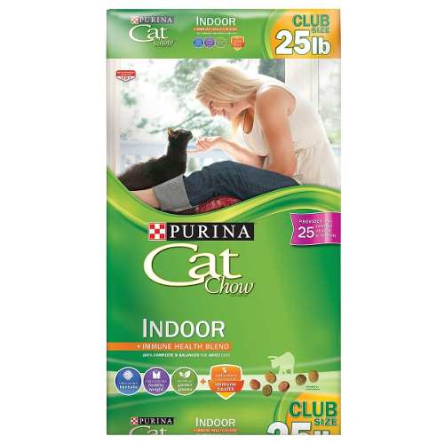 Alimento Para Gatos Cat Chow Indoor 25 Libras ( Kg.)