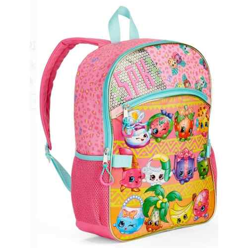 Bolso Morral Escolar Con Lonchera Shopkins Original