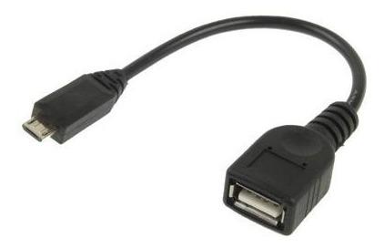 Cable Otg Micro Usb A Usb Hembra Adaptador Tableta Celular