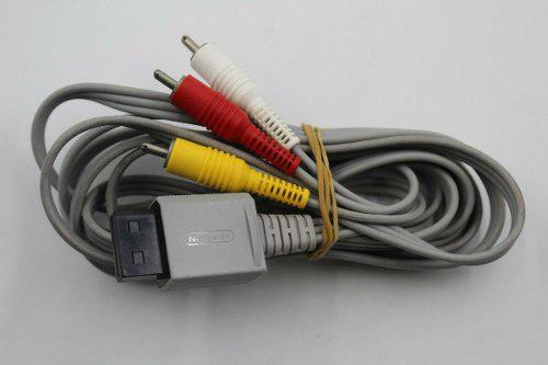 Cable Rca De Audio Y Vedeo Para Nintendo Wii Original