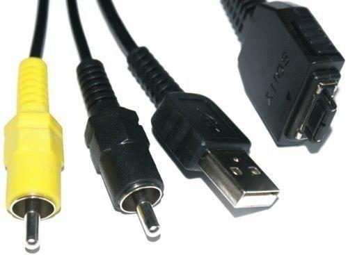 Cable Usb, Audio Y Video Para Camara Sony