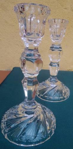 Candelabros De Cristal (par)