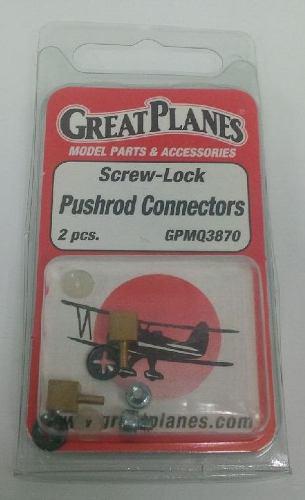 Pushrod Connectors Screw-lock Ref 3870 Great Planes. 3 Vrdes