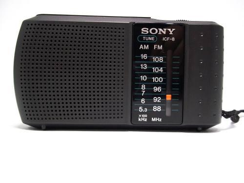 Radio Sony Icf-8 Original Colección Pequeño Nuevos