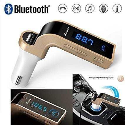 Transmisor Reproductor Cenicero Carro Bluetooth Usb Sd Aux