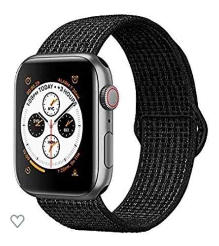 Correa Nylon Apple Watch  Mm Cierre Magico