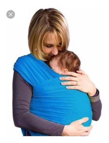 Fular Canguro Porta Bebe Niños Niñas Embarazo Azul Y