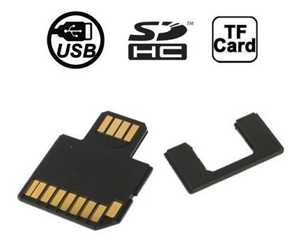 Memoria Adaptador 3 1 Multiple Funcion Usb Sd Micr Drt7