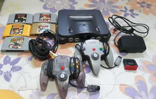 Nintendo 64 Con Dos Controles Y 5 Juegos