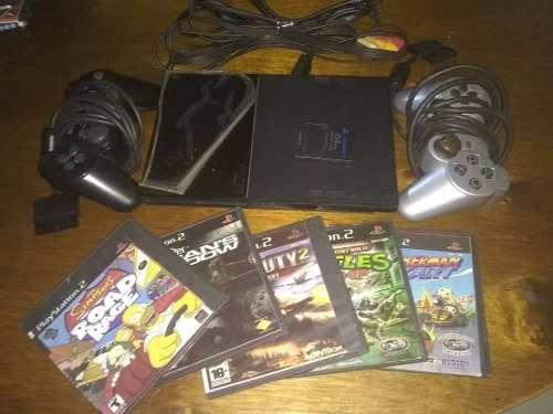 Playstation 2 Con Accesorios Y Juegos