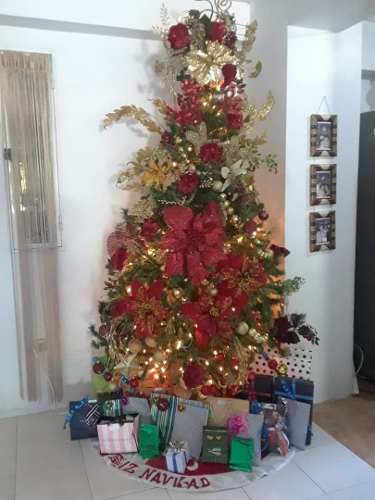 Arbol De Navidad 2.10 Mtrs