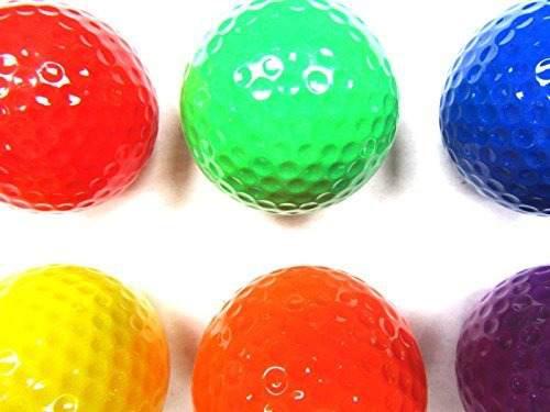 Aviat Color Juego Mini Pelota Golf 6 Colorida Amz