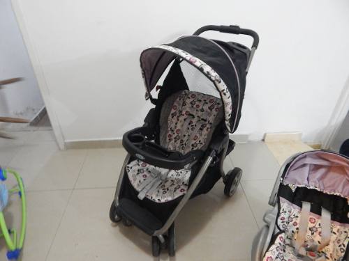 Coche Con Silla Para Carros Bebe Niña Usado Marca Graco