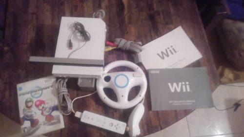 Consola Wii Con 1 Juego Y Volante