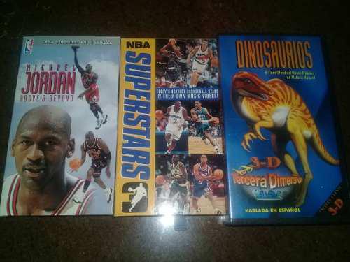 Peliculas Vhs Michael Jordan Y Dinosaurios