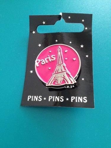 Pin De Adorno París. Prendedor, Broche.original. Torre