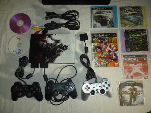 Play Station 2 Chipiado Con 3 Controles Y 4 Juegos (45)