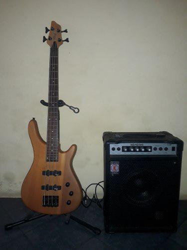 Bajo Electrico Stagg Bc300 Y Amplificador Eden N8 40watts