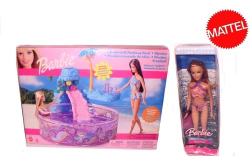 Barbies Originales Mattel Piscina Con Barbie. 25 Verdes 