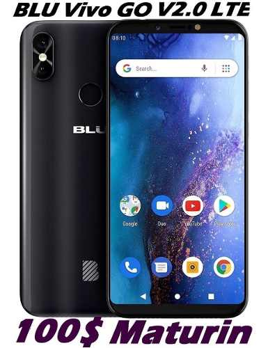 Blu Vivo Go Huella*100v* Dual Sim 4glte 8mp Android 9 Tienda