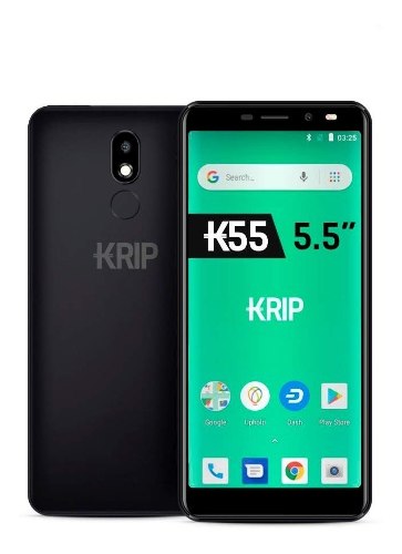 Celular Krip K55 + Forro Nuevo 75verdes