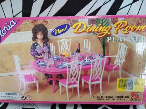 Comedor Para Muñeca (compatible Con Barbie)