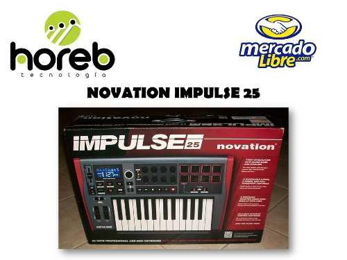 Controlador Midi Novation Impulse 25 Usb ¡oferta!