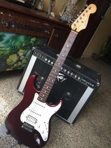 Fender Stratocaster Y Amplificador Peavey Deuce 240t