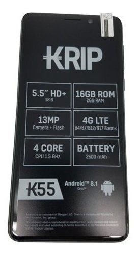 Krip K55 2ram/16gb/lte Nuevos+garantía!! (75)