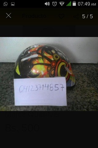 Patineta+casco Marca Quitsilver Negociable