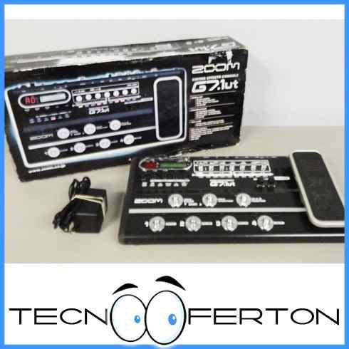 Pedalera Multiefectos Zoom G7.1ut A Tubos 12ax7 Como Nueva