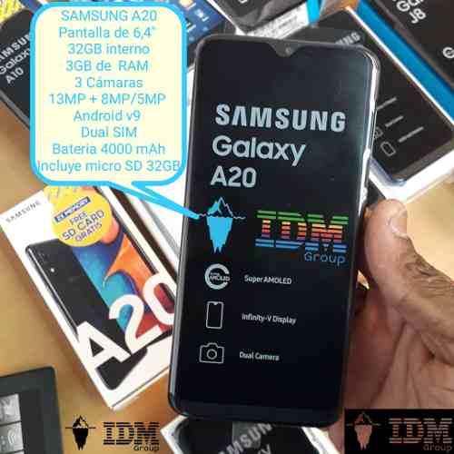 Samsung A20 _165 Us_ Telefono Celular Dual Sim Liberad