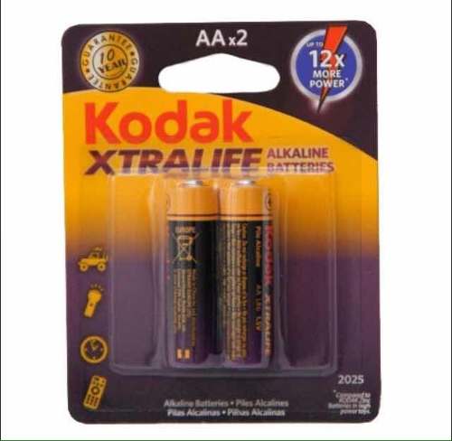 Batería Alcalina Doble Y Triple A. Kodak Blister De 2 Unid