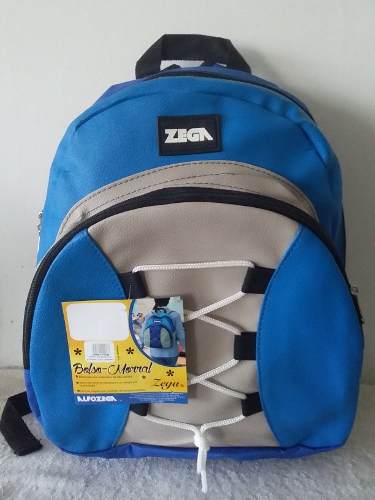 Bolso Escolar Zega Original E Impermeable En Oferta