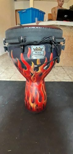 Djembe Remo Fuego (flame)
